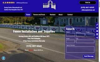 RD Fence Company website