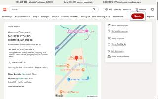 Walgreens of Westford website