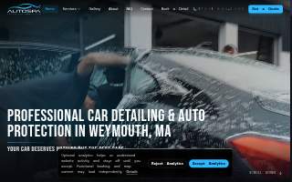 AutoSpa Weymouth website