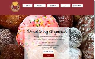 Donut King website