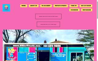 Ellie's Treats - Ice Cream Trucks & Catering website