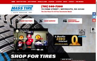 Mass Tire & Auto Service, Inc. of Weymouth website
