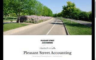 Pleasant Street Accounting website