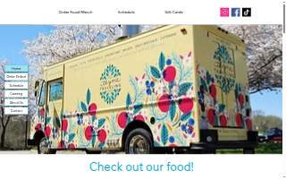 Thyme Traveling Food Truck website