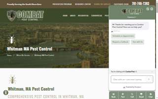 Combat Pest Control of Whitman website