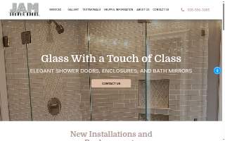 Jam Shower Doors website