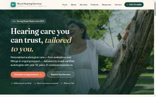 Moon Hearing Services LLC of Whitman website