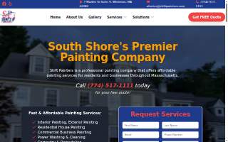 Shift Painters website