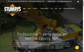 Stumpy's Tree Service website