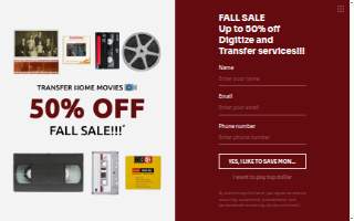 Transfer Home Movies website