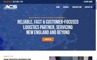 Airport Courier Service website