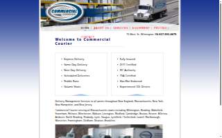 Commercial Courier Inc website