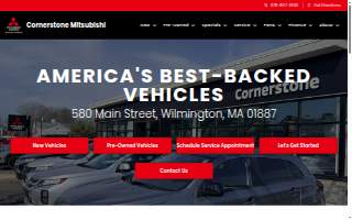 Cornerstone Mitsubishi website