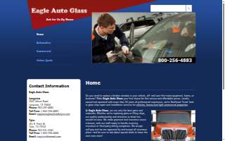 Eagle Auto Glass & Calibration website