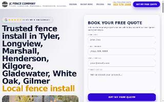J.C. Fence Company website