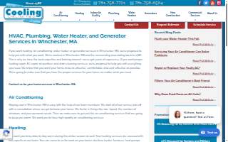 Cooling Unlimited, Inc. of Winchester website