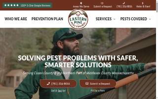 Eastern Pine Pest Control website