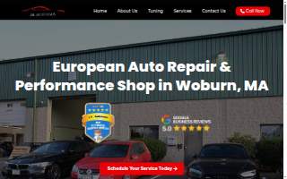 JR AutoHaus website