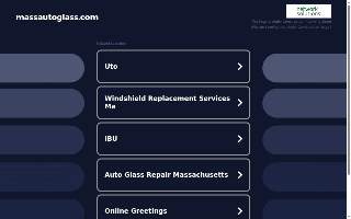 Mass Auto Glass of Winchester website