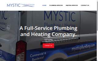 Mystic Plumbing website