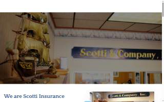 Scotti Insurance Agency website