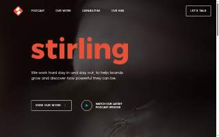 Stirling Brandworks website