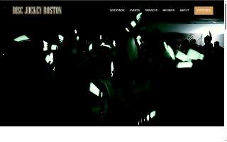 Disc Jockey Boston website
