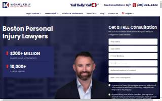 Michael Kelly Injury Lawyers of Winthrop website