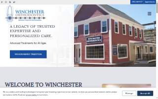 Winchester Orthodontics website