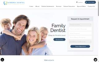 Athena Dental Group website