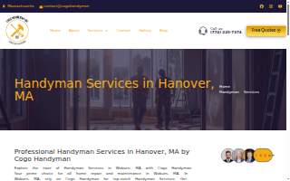 Cogo Handyman of Woburn website