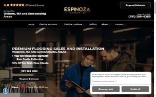 Espinoza Flooring Inc website