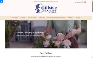 Hillside Florist & Gifts website