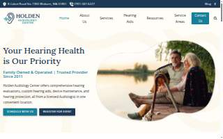 Holden Audiology Center website