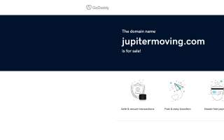 Jupiter’s Moving & Storage website
