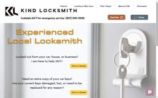 Kind Locksmith LLC of Woburn website