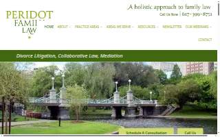Peridot Family Law LLC website