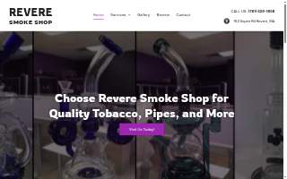 Revere Tanning Salon website