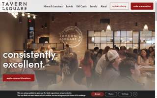 Tavern in the Square of Braintree website