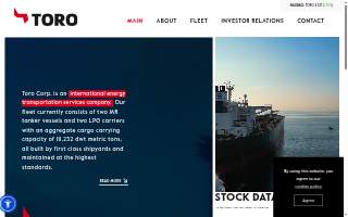 Toro Construction website
