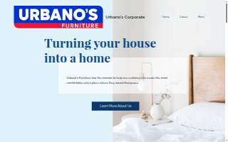 Urbano's Furniture website