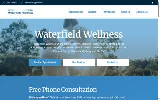 Waterfield Wellness website