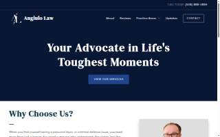 Angiulo Law website