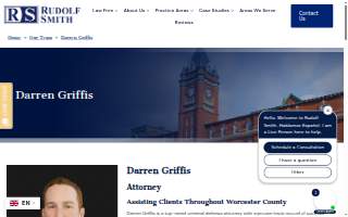Criminal Defense Attorney Darren Griffis website