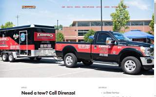 Direnzo Towing & Recovery of Millbury website