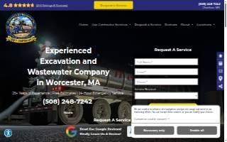 Helgerson's Environmental & Septic website