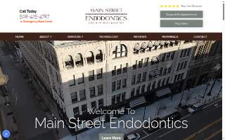 Main Street Endodontics website