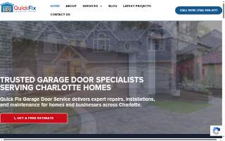 QuickFix Garage Door Service of Worcester website