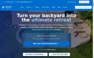 Swimming Puddles Pools website