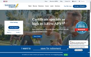 Webster First Federal Credit Union – Worcester MA website